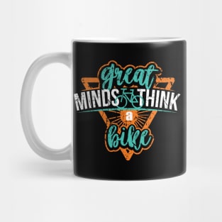 Great Minds Think A Bike Mug
